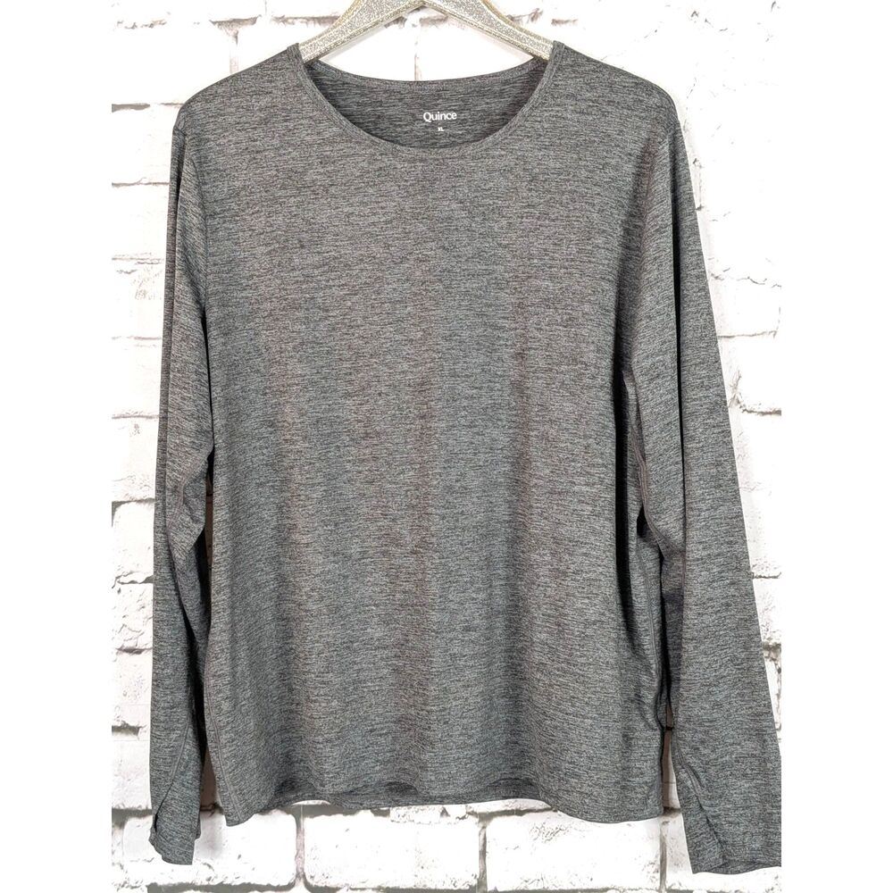 QUINCE Flowknit Breeze LS Top Workout Gym Wicking Anti-Odor Running Yoga XL